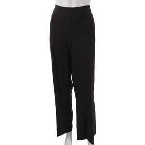 Estelle & Finn Women Dress Pants Black Rayon Pull On Size 16